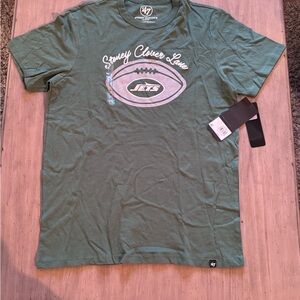 47 Green Men's Shirt JETS NFL Stoney Clover